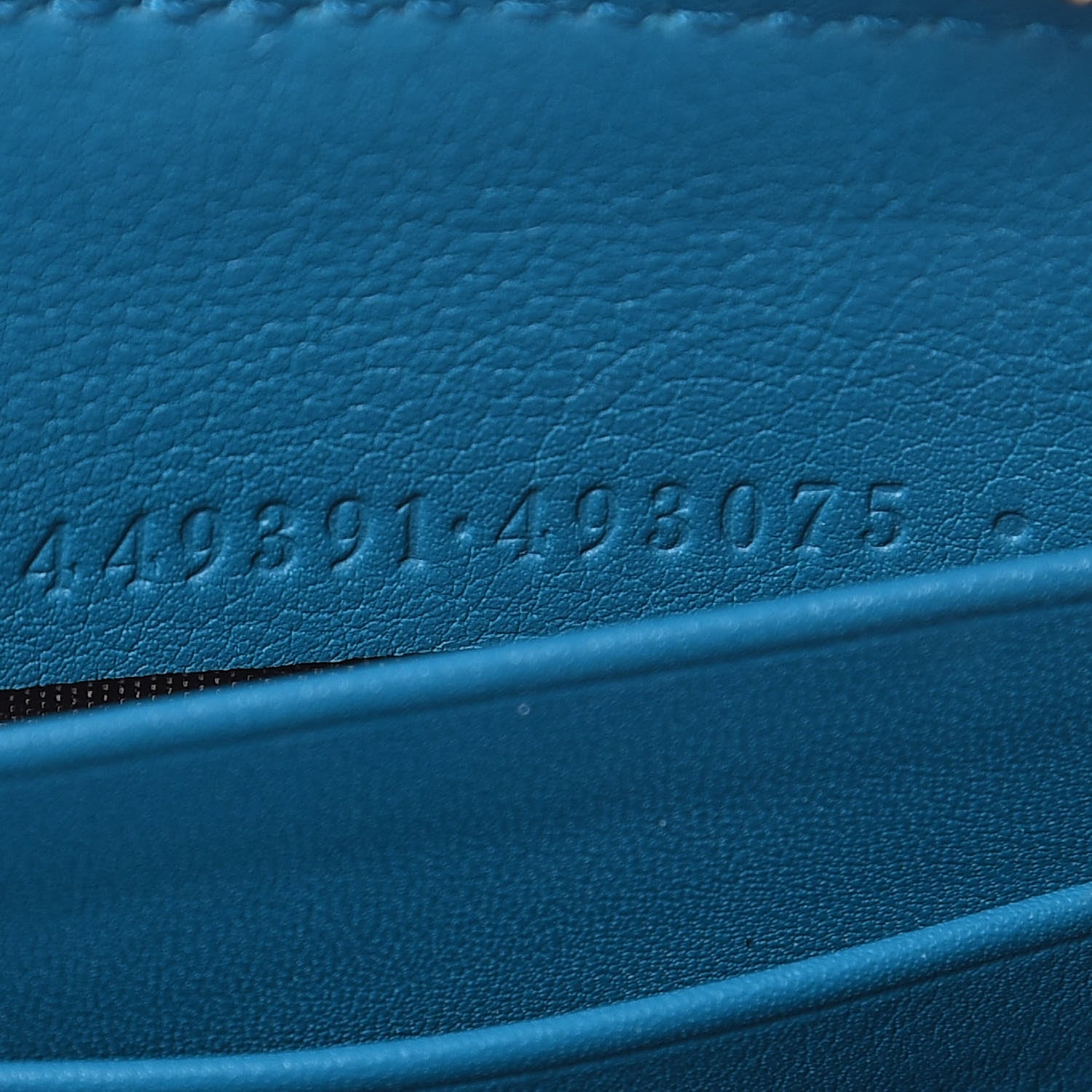 Gucci Microguccissima Zip Around Wallet Deep Cobalt 7 of 8