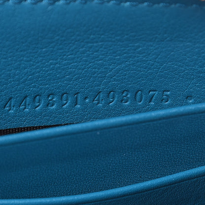 Gucci Microguccissima Zip Around Wallet Deep Cobalt 7 of 8