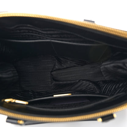 Prada Saffiano Lux Large Galleria Double Zip Tote Black 5 of 11