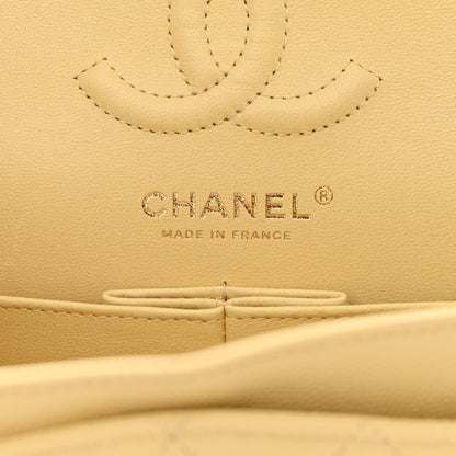 Chanel Caviar Quilted Small Double Flap Yellow 6 of 10
