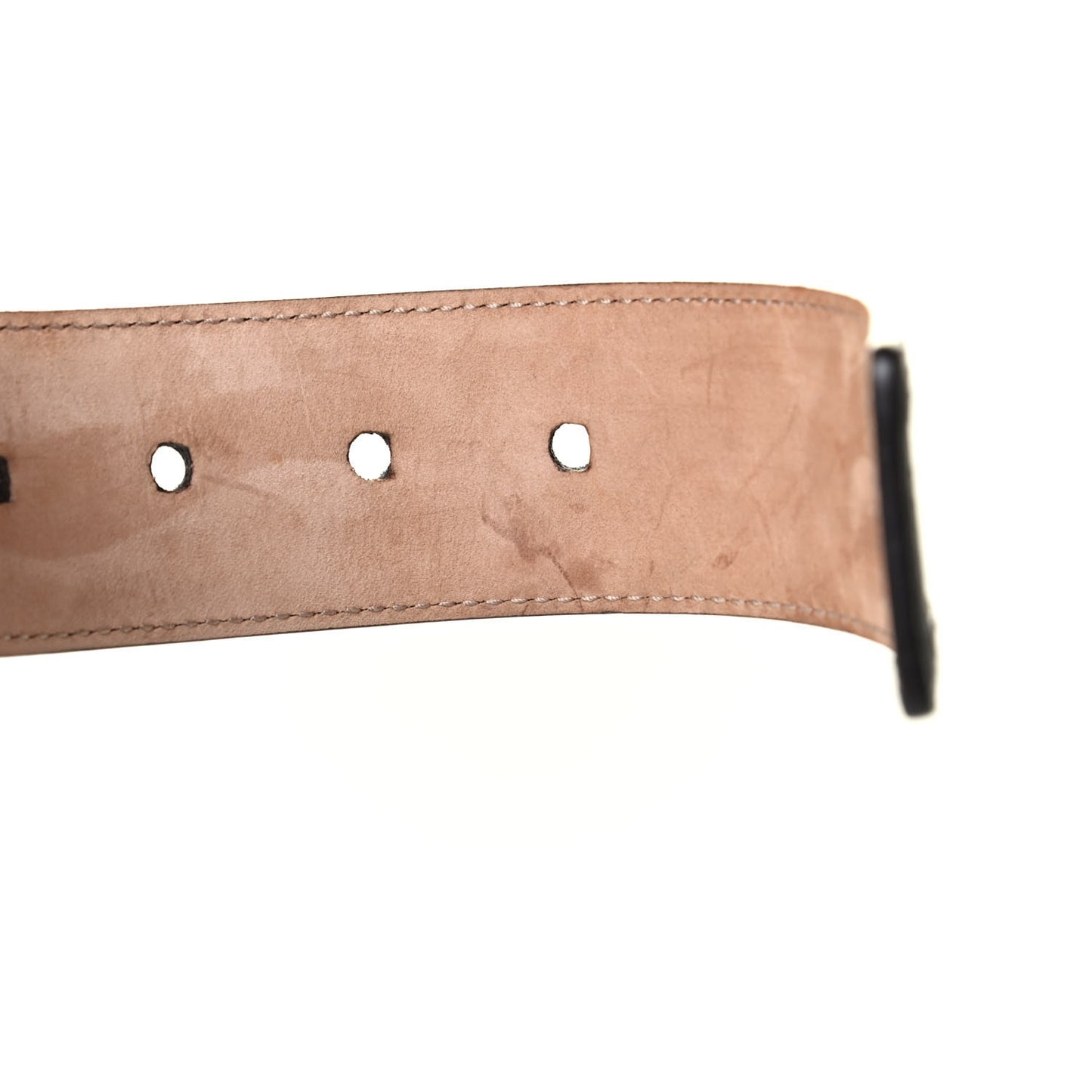 Monogram Dollar Calfskin 40mm Belt 90 36 Beige Ebony Testa di Moro