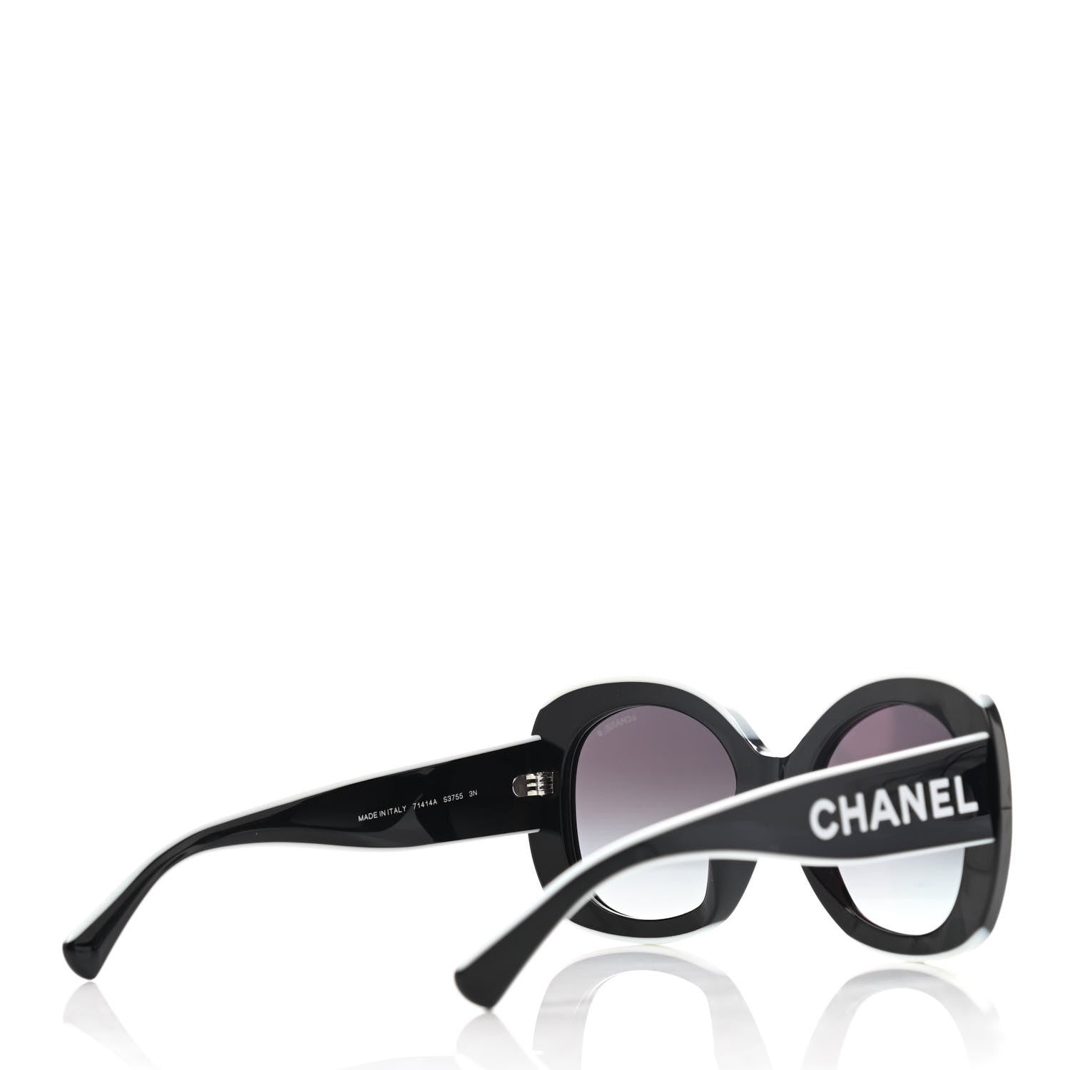 Chanel Acetate Sunglasses 71414A Black 4 of 7
