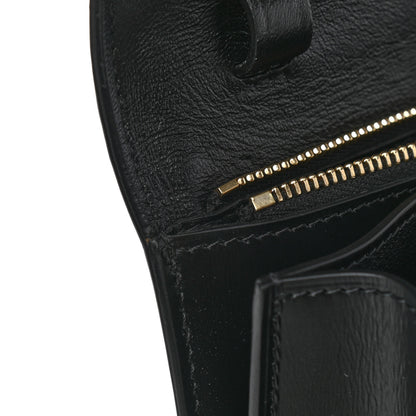 Celine Box Calfskin Medium Classic Box Flap Bag Black 10 of 13