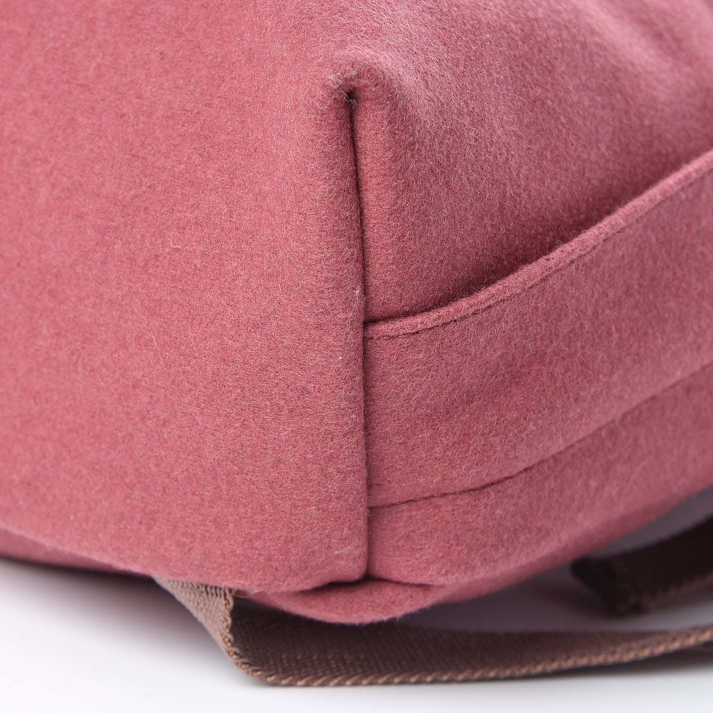 Wool Embroidered Sky Backpack Pink