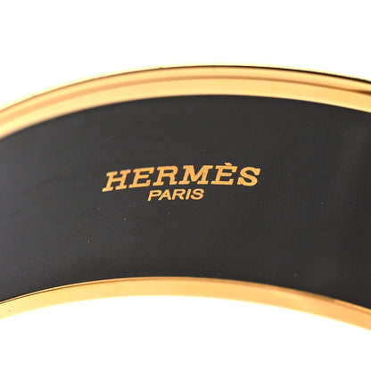 Hermes Enamel Printed Wide Quadrige Bracelet 70 4 of 5