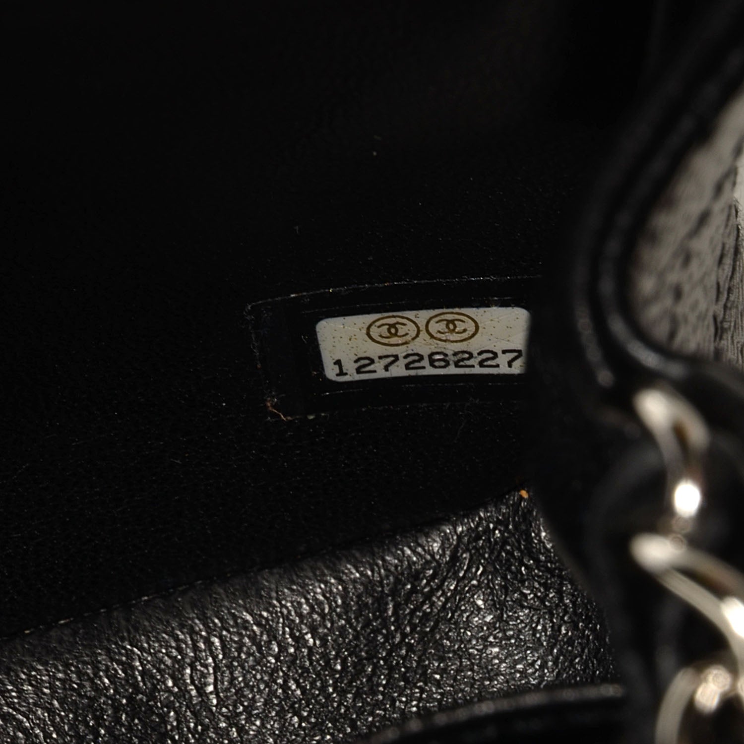 Chanel Caviar Quilted Mini Square Flap Black 8 of 9