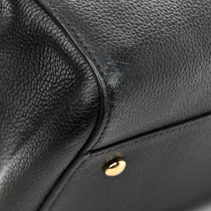 Chanel Grained Calfskin Medium Neo Executive Shopper Tote Black 13 of 15