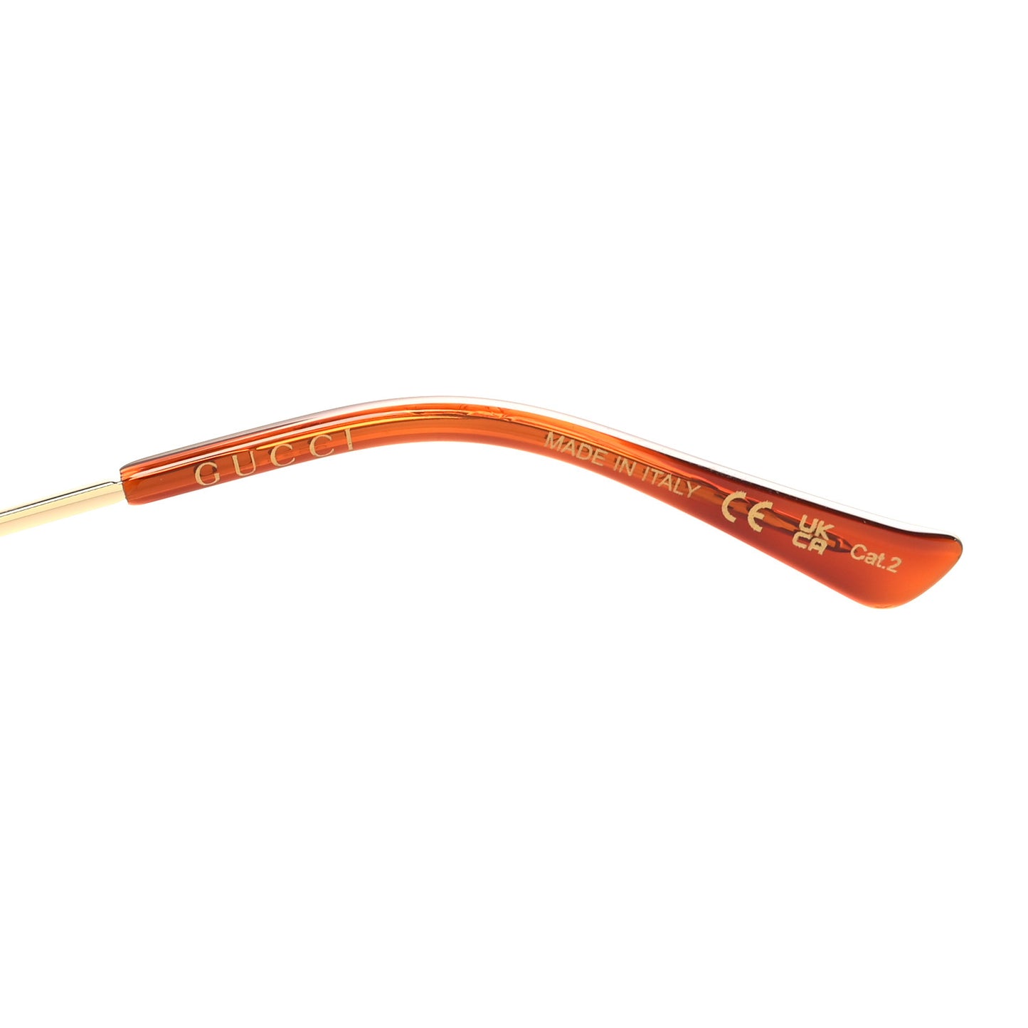 Acetate Butterfly Sunglasses GG0647S Black White