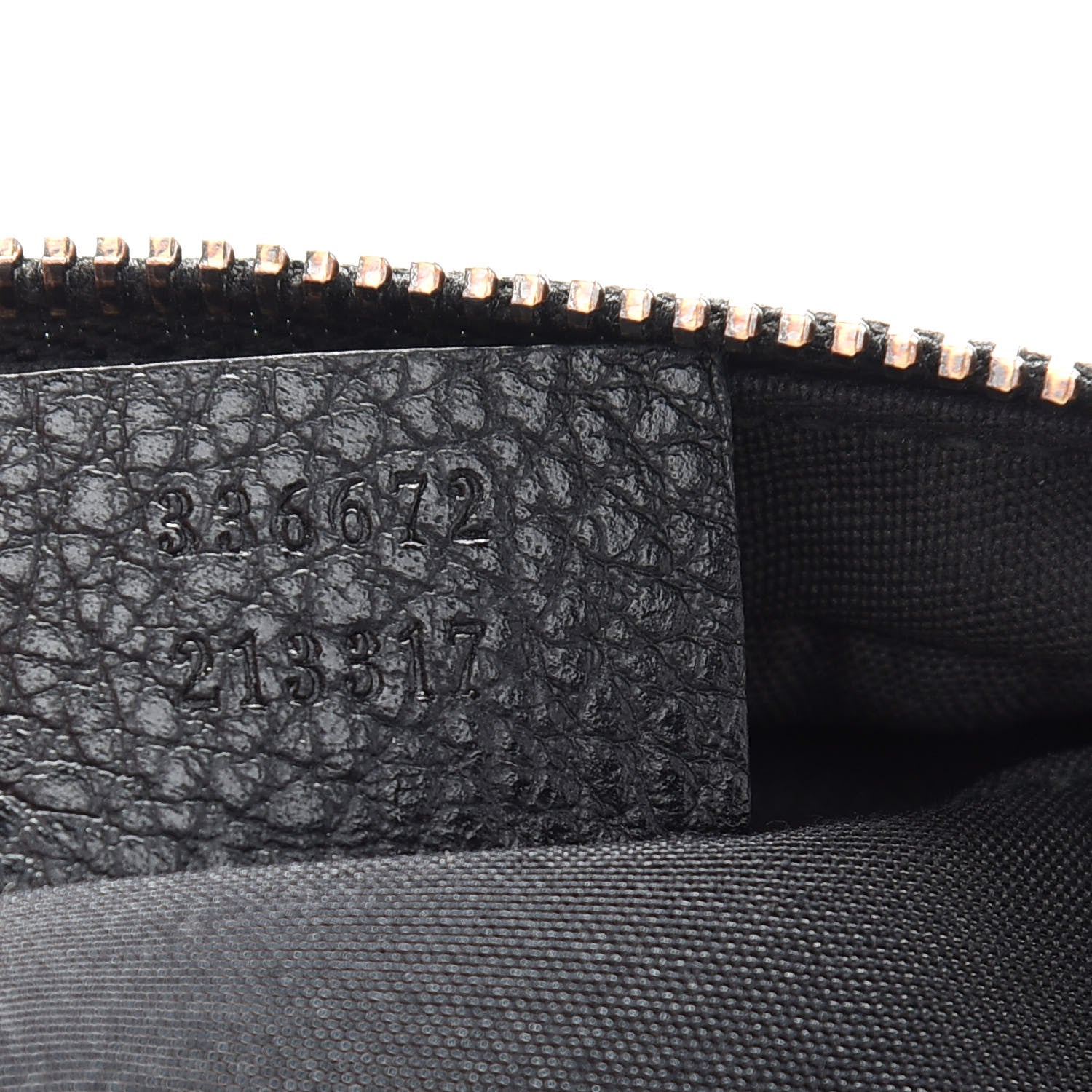 Gucci Pebbled Calfskin Nylon Monogram Belt Bag Black 7 of 10