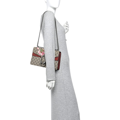 Gucci GG Supreme Monogram Blooms Small Dionysus Shoulder Bag Beige Multicolor Dry Rose 2 of 10