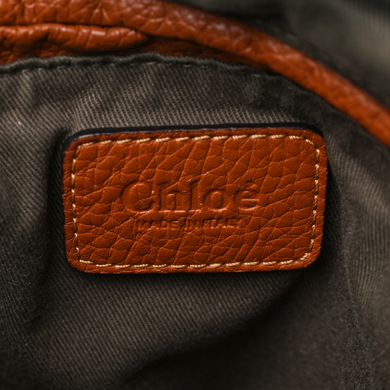 Chloe Calfskin Medium Marcie Satchel Tan 6 of 7