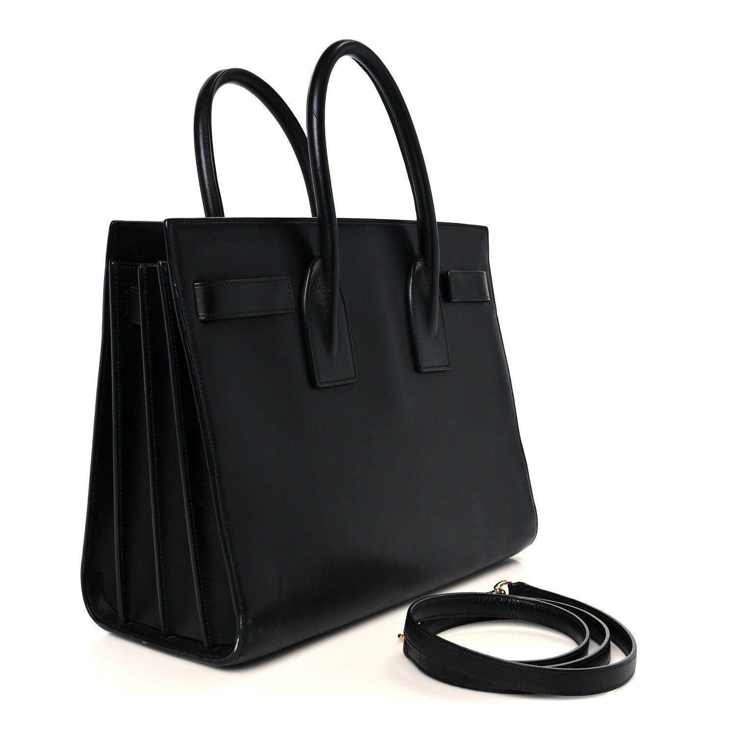 Saint Laurent Smooth Calfskin Small Sac De Jour Black 3 of 13