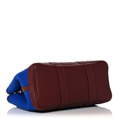Hermes Toile Negonda Garden Party 30 TPM Bleu Bill Rouge H 4 of 10