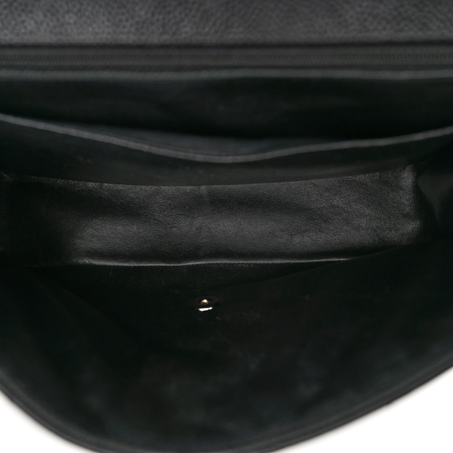 Caviar Quilted Jumbo Single Flap Black