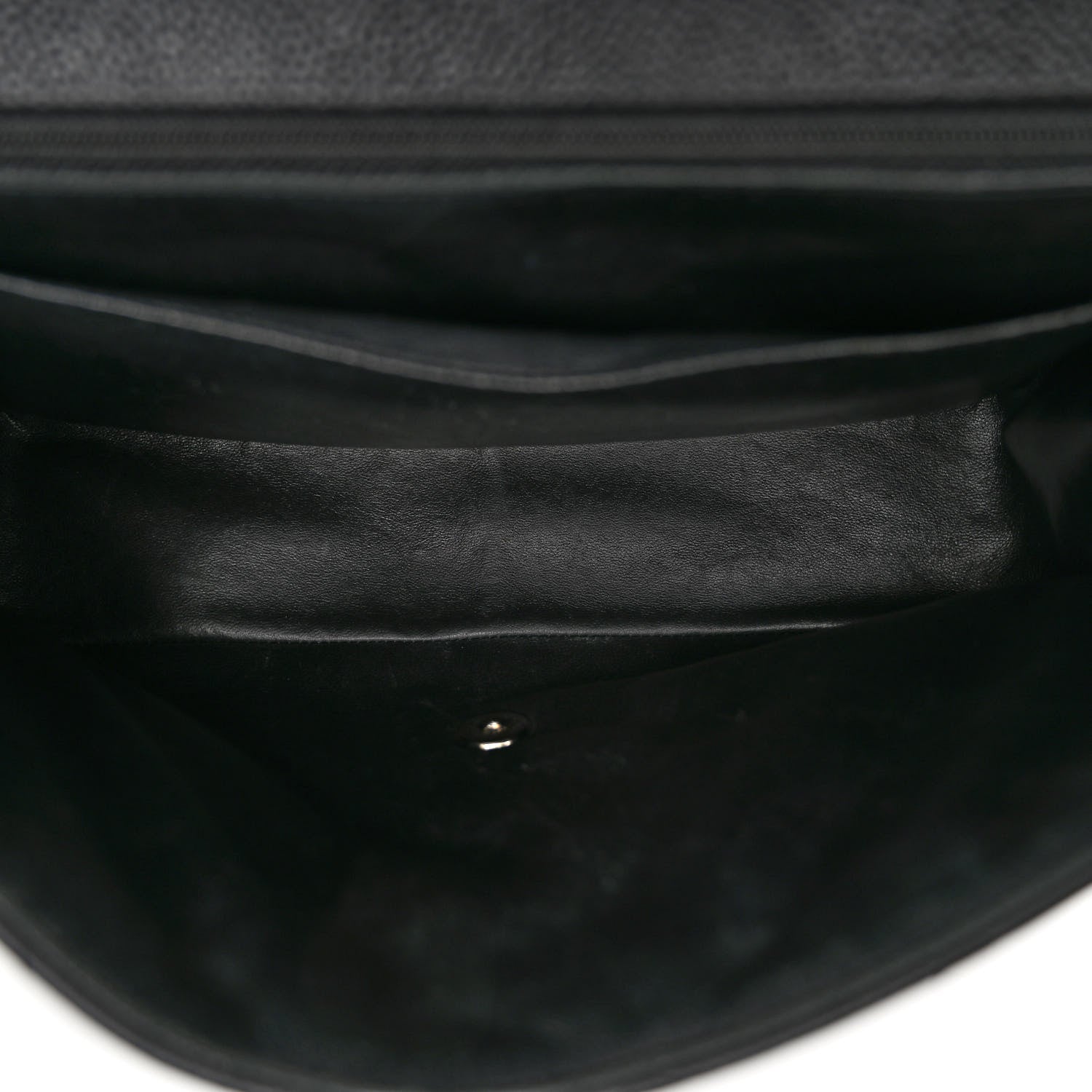 Chanel Caviar Quilted Jumbo Single Flap Black 5 of 10