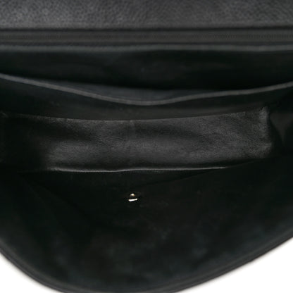 Chanel Caviar Quilted Jumbo Single Flap Black 5 of 10