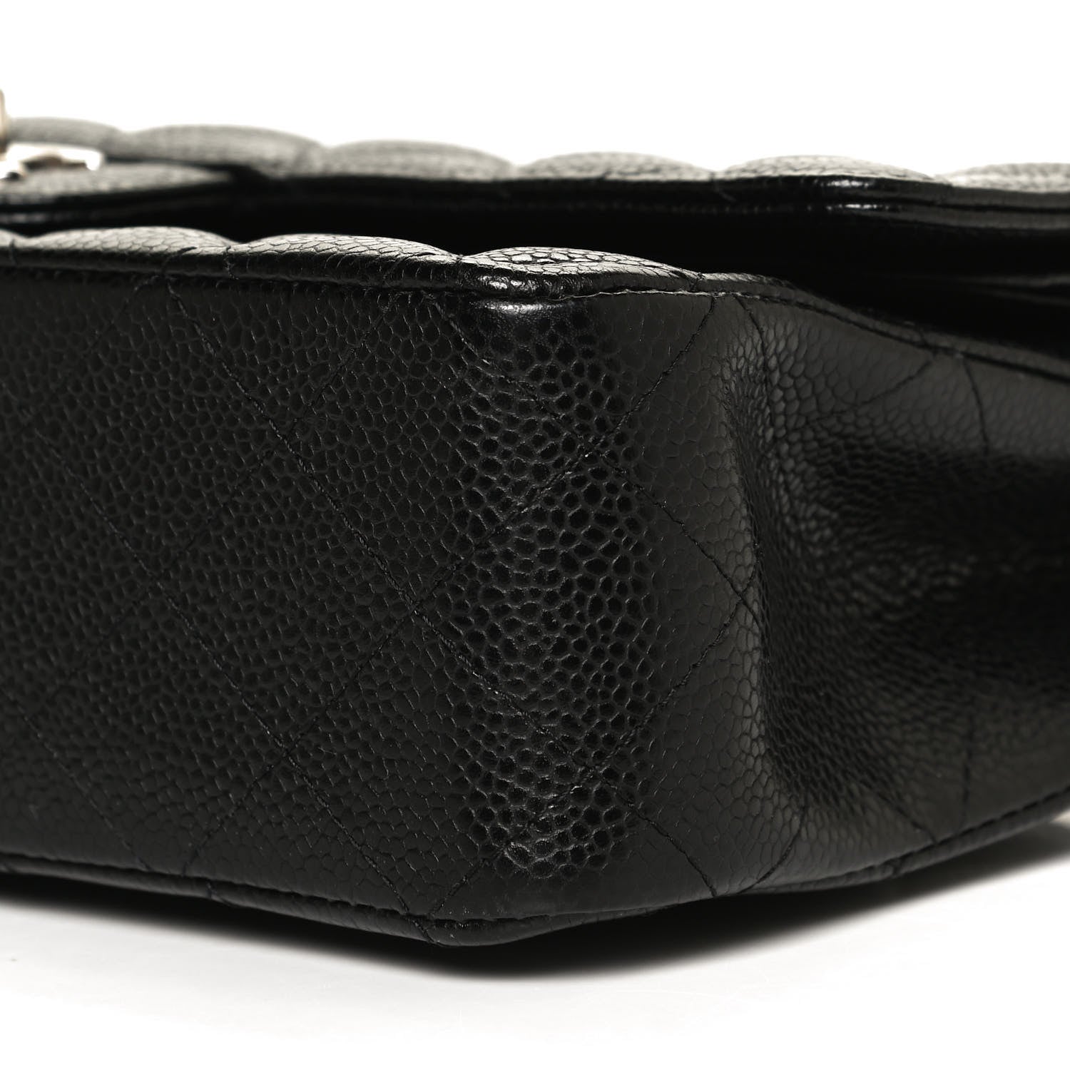 Chanel Caviar Quilted Medium Double Flap Black 10 of 12