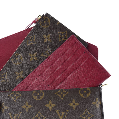 Louis Vuitton Monogram Pochette Felicie Chain Wallet Fuchsia 8 of 13