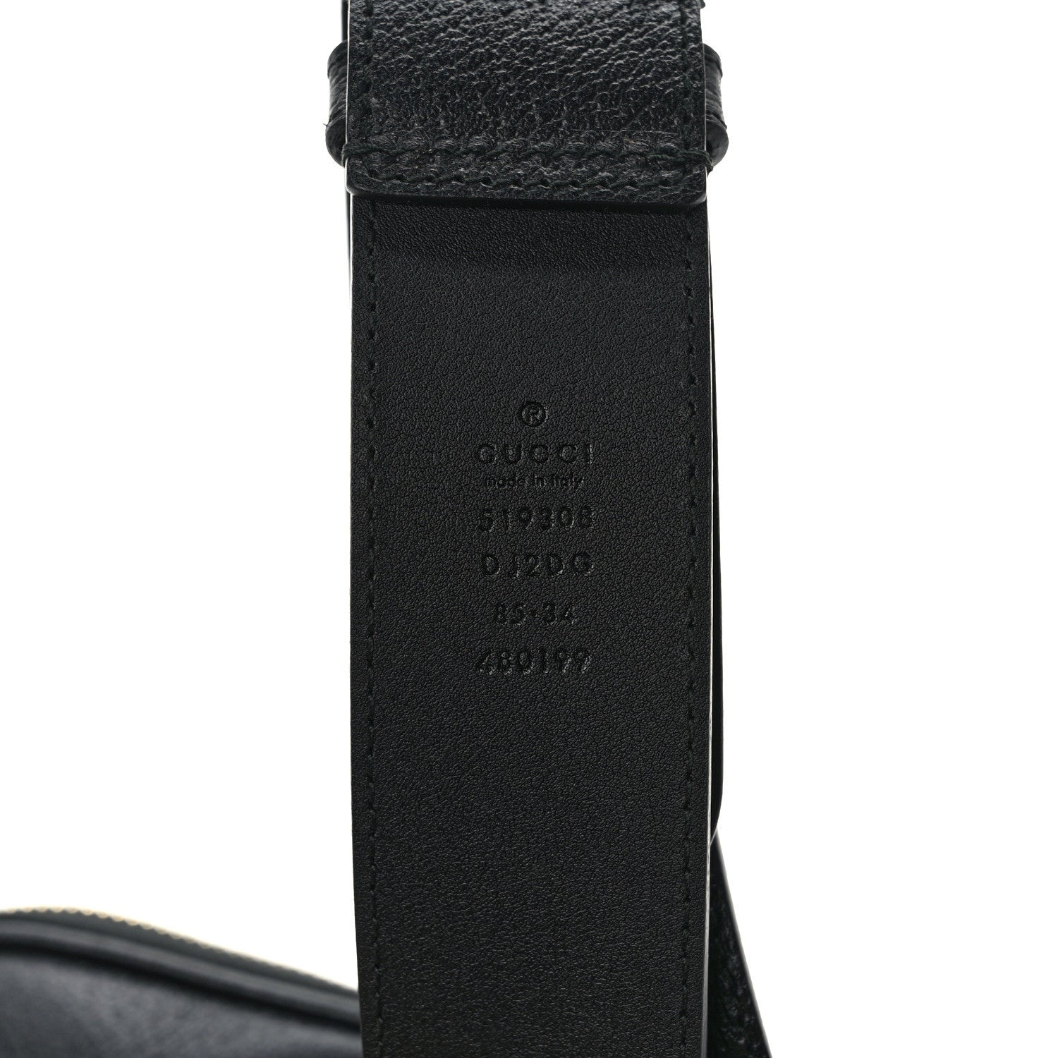 Gucci Grained Calfskin Ophidia Belted iPhone Case 85 34 Black 7 of 11