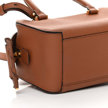 Delvaux Grained Calfskin Mini Cool Box Satchel Vegetal 9 of 10