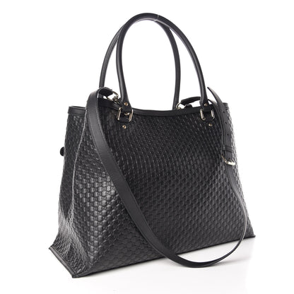 Gucci Soft Microguccissima Large Tote Black 4 of 10