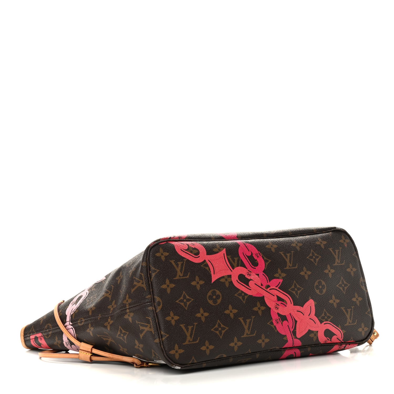 Louis Vuitton Monogram Bay Neverfull MM Rose Ballerine Poppy 4 of 12