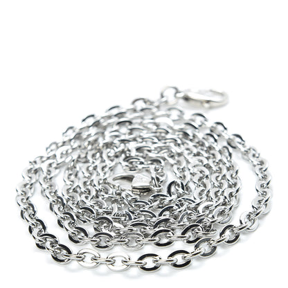 Louis Vuitton Felicie Chain Long Shoulder Strap Silver 3 of 4