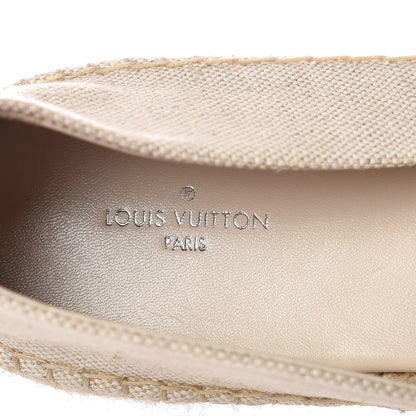 Louis Vuitton Canvas Seashore Espadrille Flats 37 Ecru 7 of 7