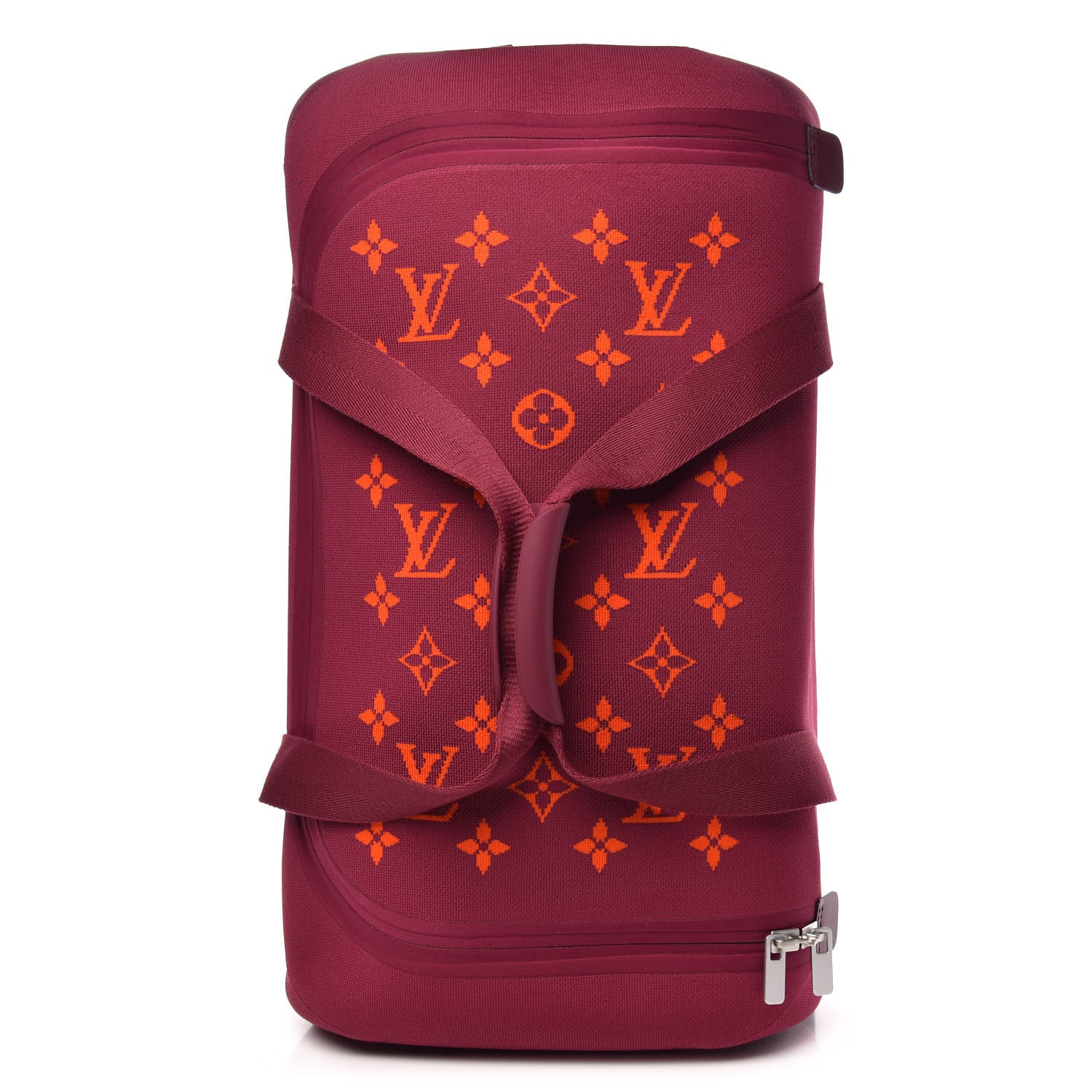 Louis Vuitton Knit Monogram Horizon Soft Duffle 55 Fuchsia 1 of 11