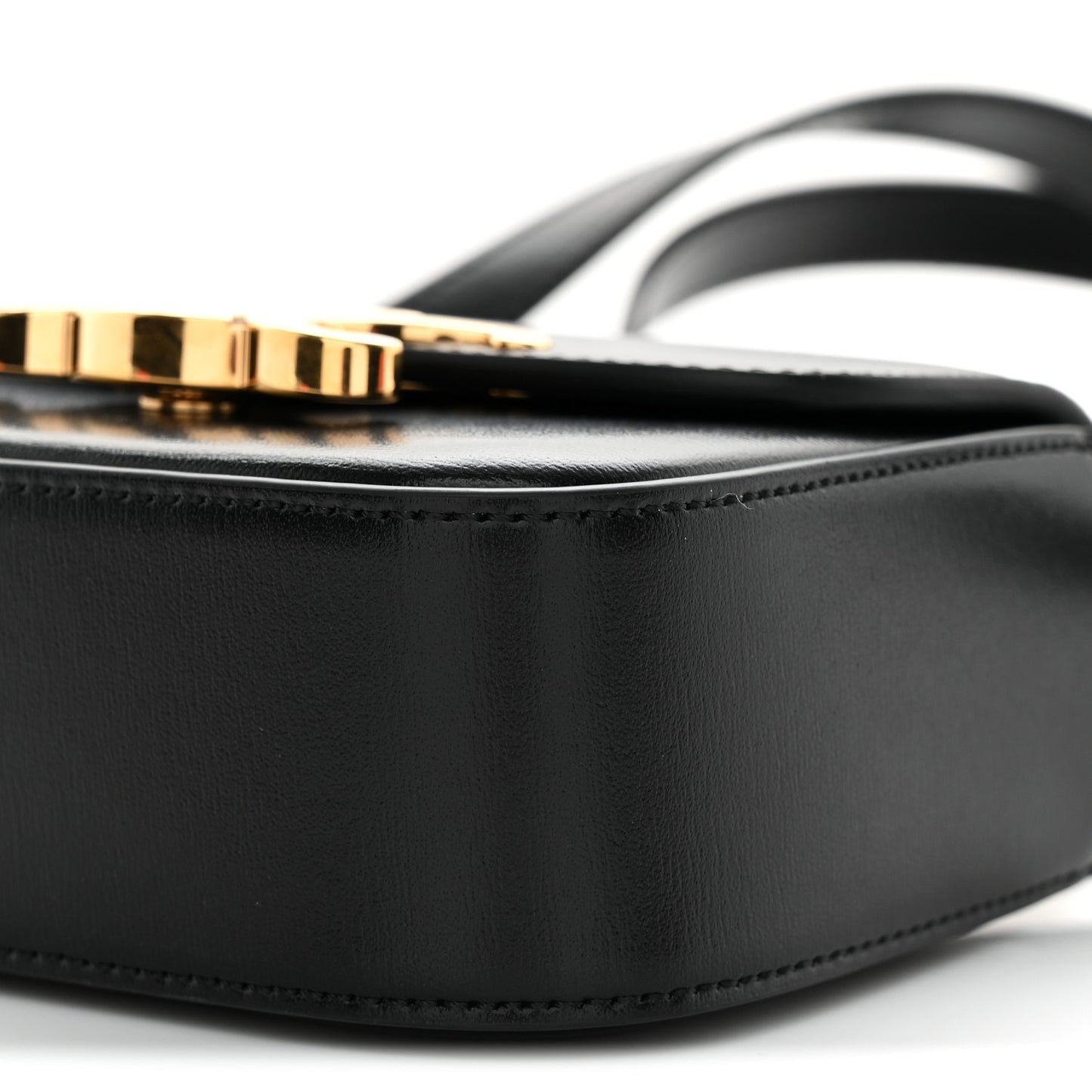 Shiny Calfskin Mini Claude Black