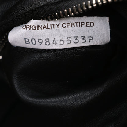 Bottega Veneta Lambskin Maxi Intrecciato Cassette Crossbody Bag Black 8 of 11