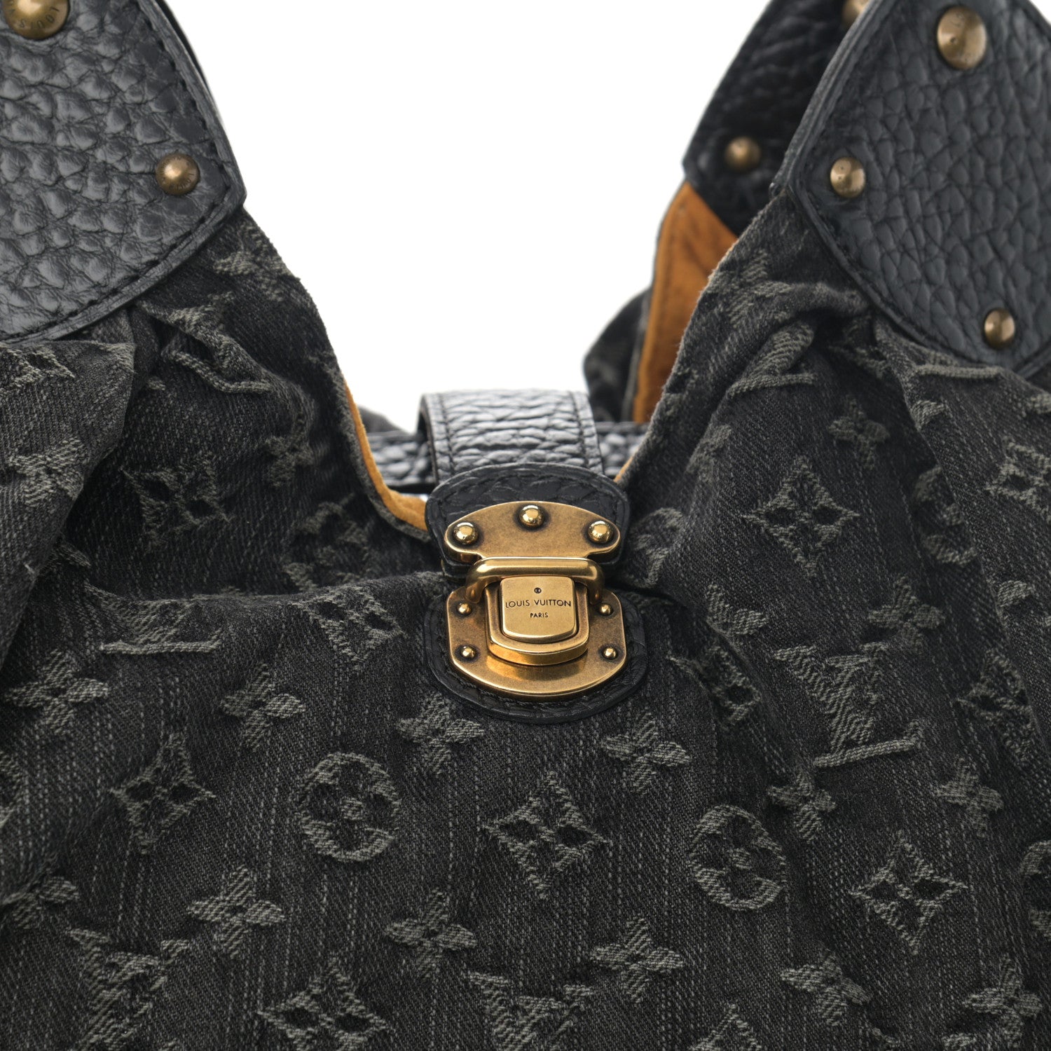 Louis Vuitton Denim Mahina XL Black 8 of 11