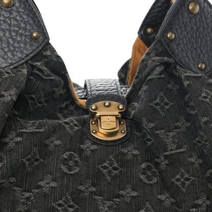 Louis Vuitton Denim Mahina XL Black 8 of 11