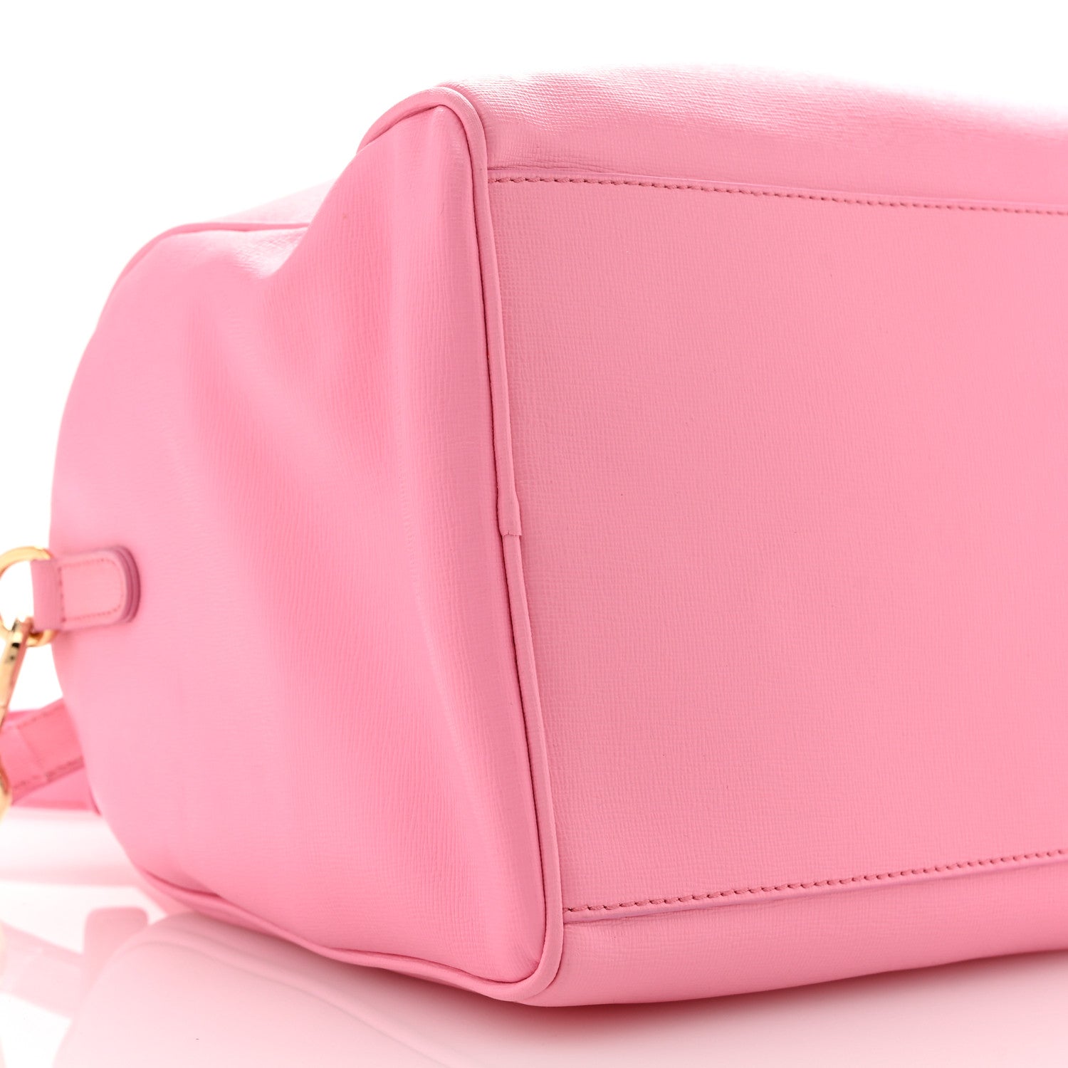 Versace Saffiano Palazzo Duffle Bag Light Pink 9 of 10