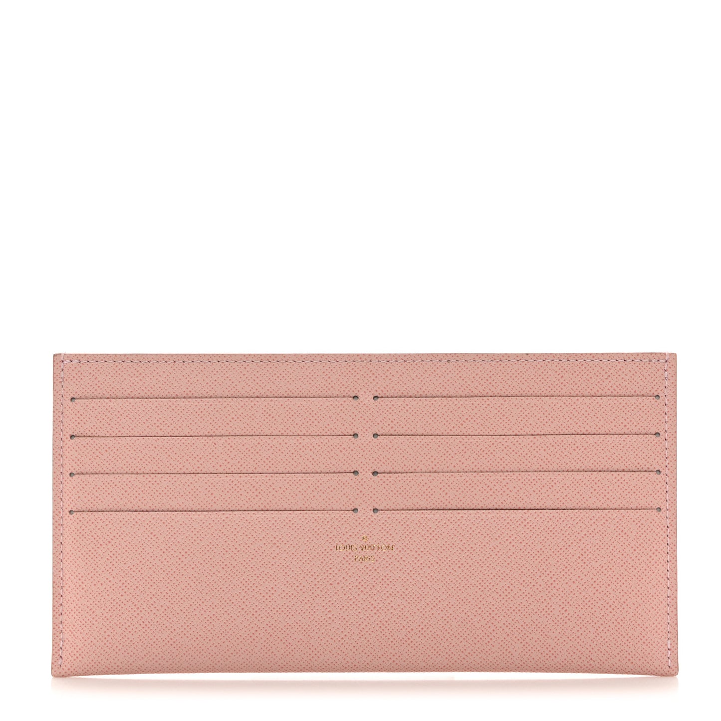 Calfskin Felicie Card Holder Insert Rose Ballerine