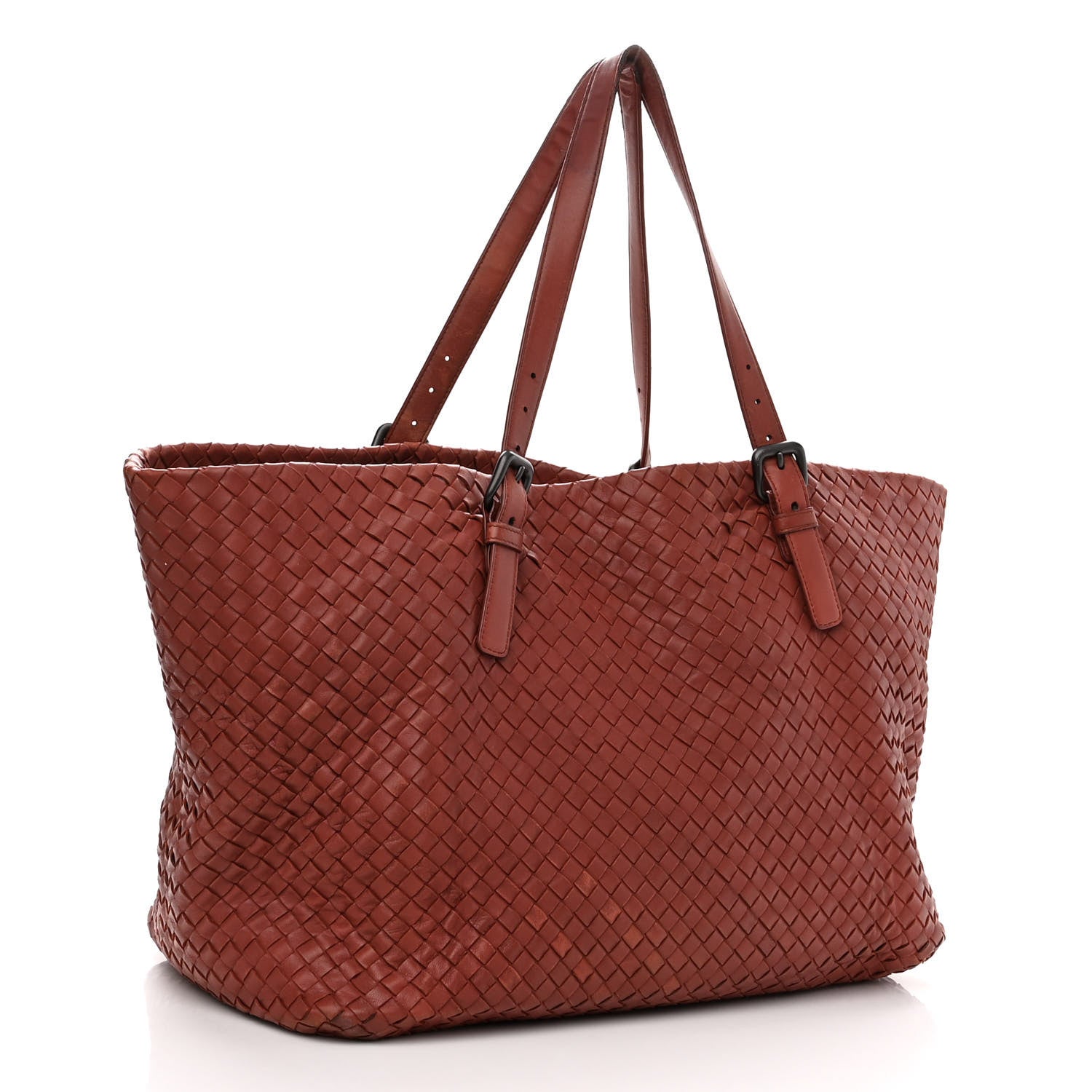 Bottega Veneta Nappa Intrecciato Large Cesta Tote Brique 2 of 10