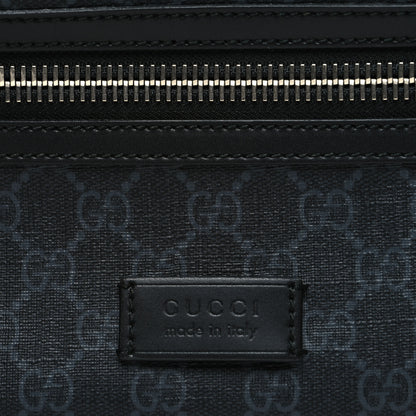 Gucci Soft GG Supreme Monogram Web Belt Bag Black Grey 8 of 11