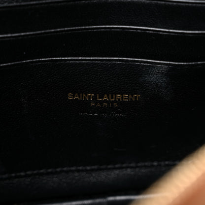 Saint Laurent Grain De Poudre Matelasse Monogram Mini Lou Camera Bag Dark Natural 6 of 11