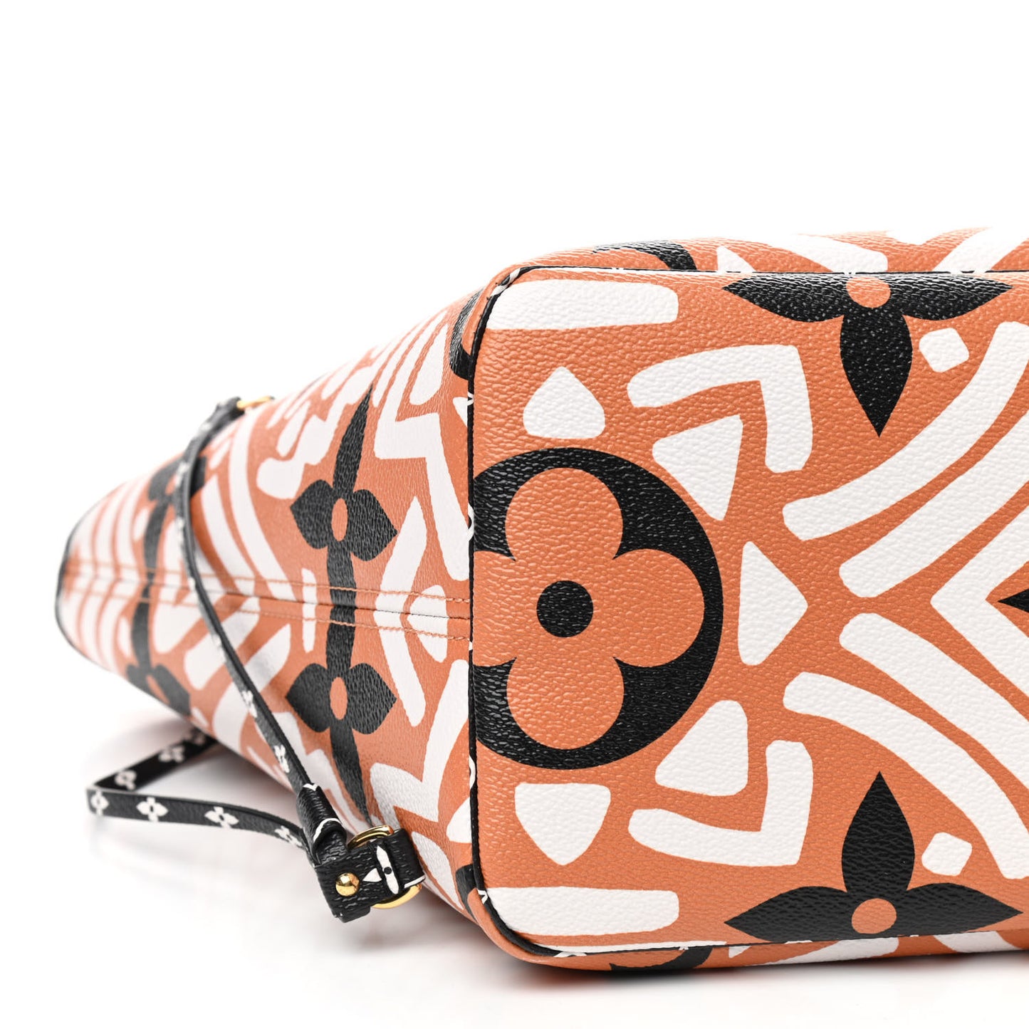 Monogram Giant Crafty Neverfull MM Creme Caramel