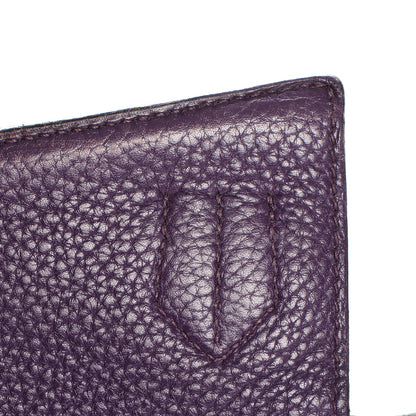 Hermes Taurillon Clemence Jypsiere 34 Ultraviolet 17 of 25