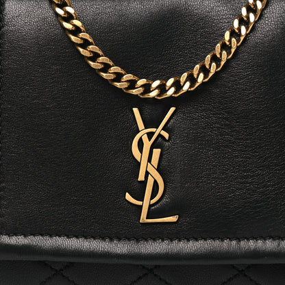 Saint Laurent Lambskin Quilted Monogram Mini Nolita Black 8 of 10