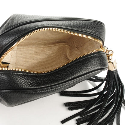 Gucci Pebbled Calfskin Small Soho Disco Bag Black 5 of 7