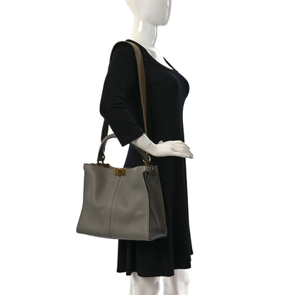 Fendi Cuoio Romano Selleria Medium Peekaboo X-Lite Nube 2 of 10