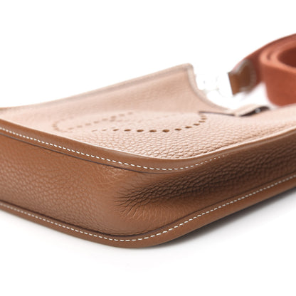 Hermes Taurillon Clemence Amazone Evelyne TPM Gold Cuivre 9 of 11