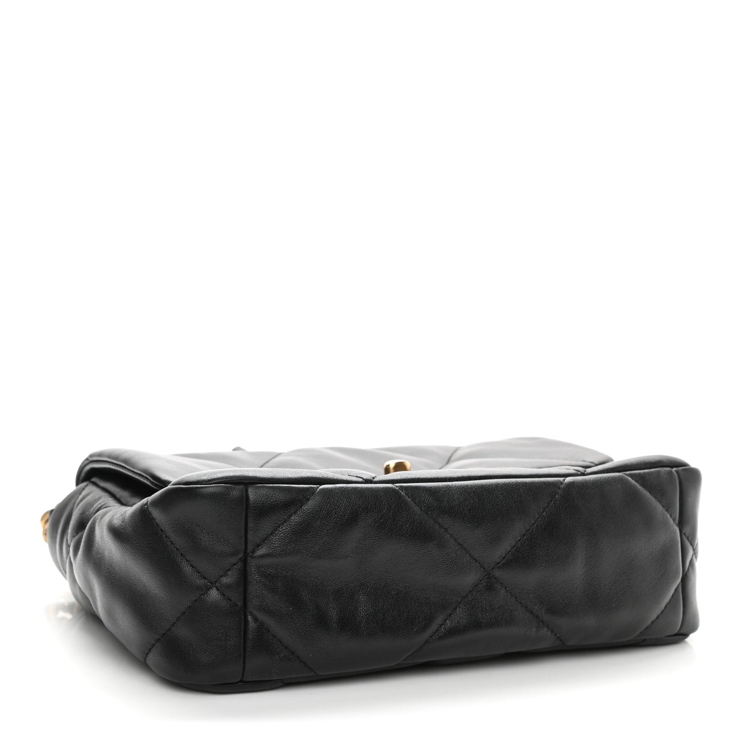 Lambskin Quilted Medium Chanel 19 Flap Black