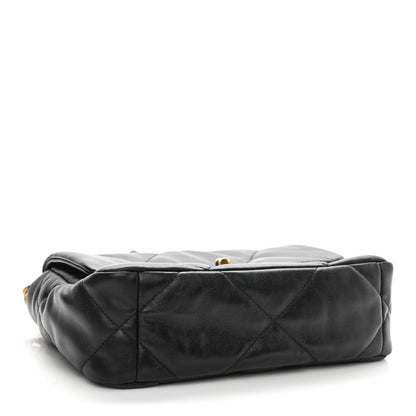 Chanel Lambskin Quilted Medium Chanel 19 Flap Black 4 of 10