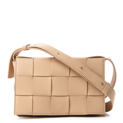 Bottega Veneta Nappa Maxi Intreccio Cassette Bag Almond 1 of 9