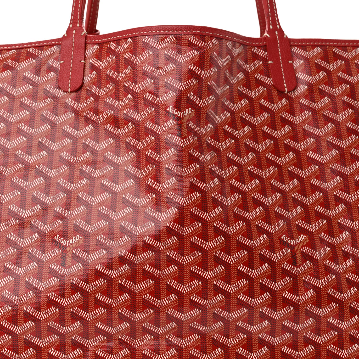 Goyard Goyardine Saint Louis GM Red 9 of 16