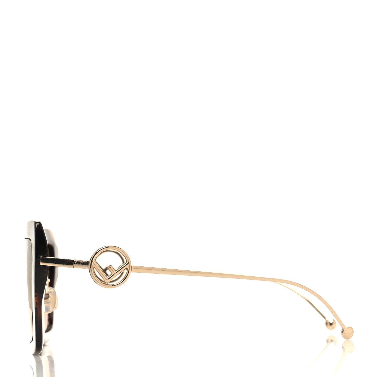 Fendi Acetate Metal F is Fendi FF Square Cat Eye Sunglasses FF 0424/F/S Havana 3 of 6