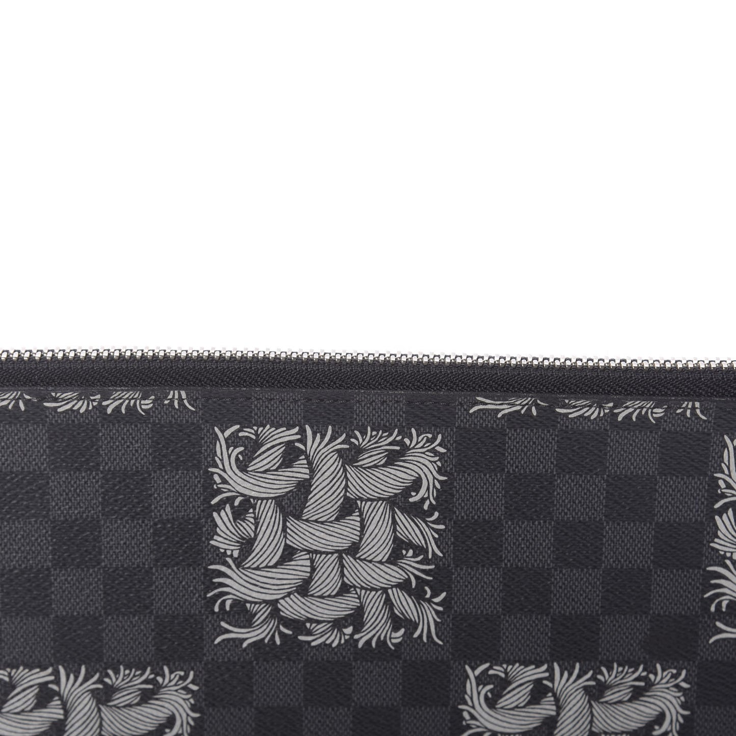 Damier Graphite Rope Pochette Jour PM White